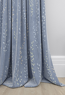 Willow Field, Indigo - Made to Measure Curtains